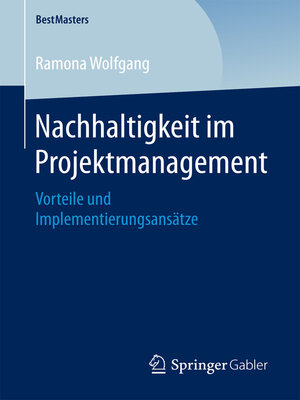 cover image of Nachhaltigkeit im Projektmanagement